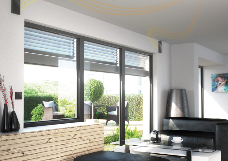 Ob Neubau oder Altbau, dezentrale Lüftungsanlagen wie AIRFOX® können beinahe überall eingesetzt werden.|Foto und 3D-Visual: Beck+Heun