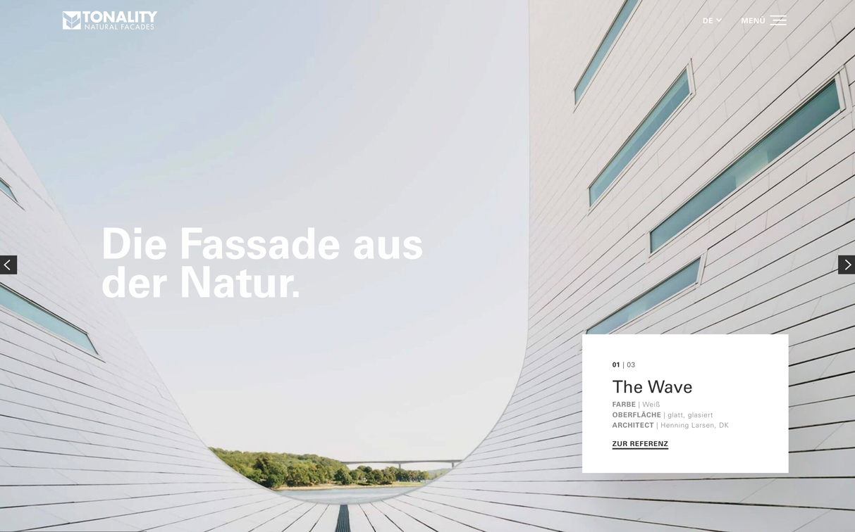 Der Hersteller hochwertiger Keramikfassaden, die TONALITY GmbH aus Weroth, präsentiert sich im Netz mit einem komplett neuen Auftritt.|Foto: TONALITY
